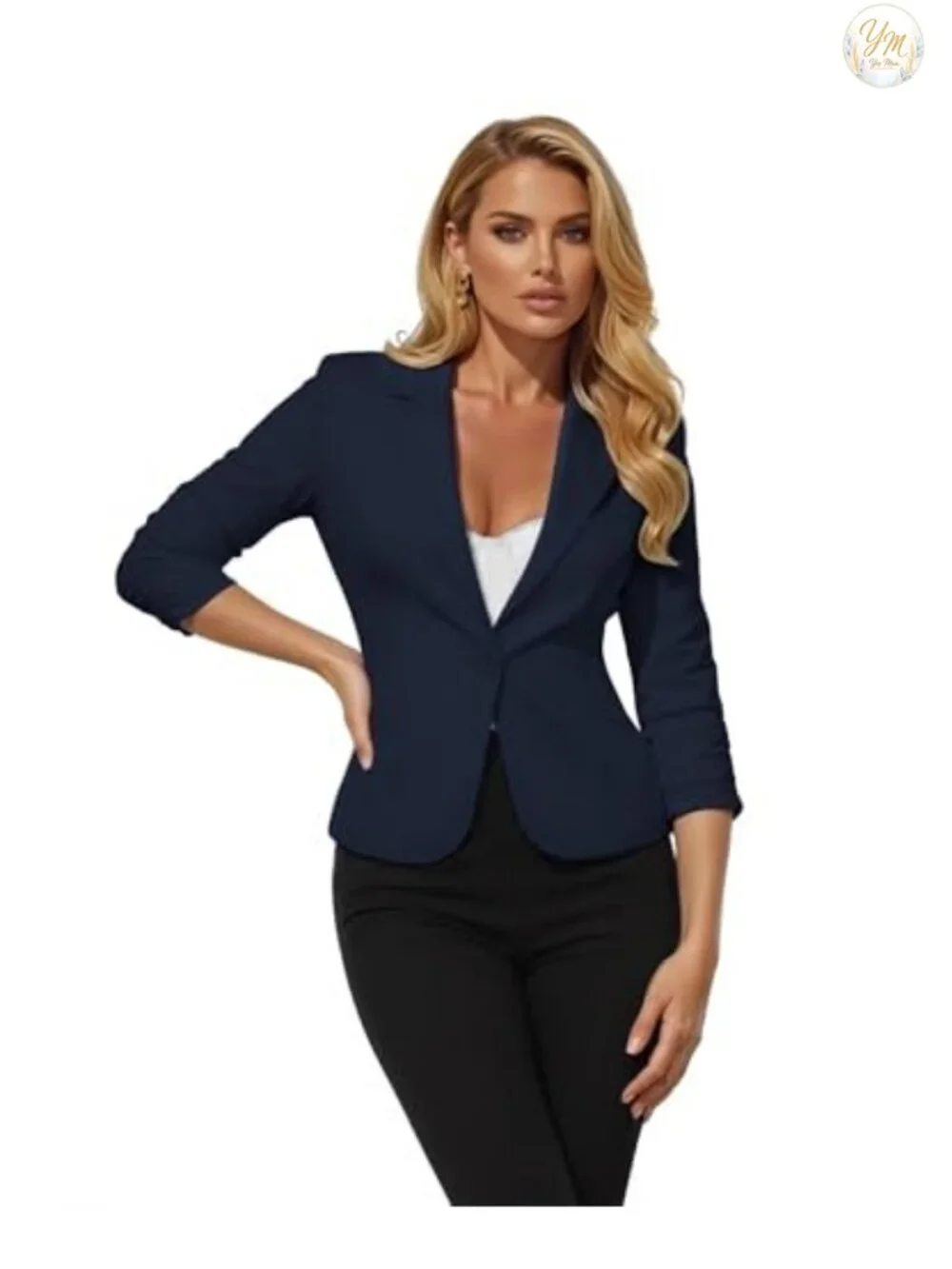 Ponte Cardigan Blazer, Lightweight Stretch, Office Work Business Casual